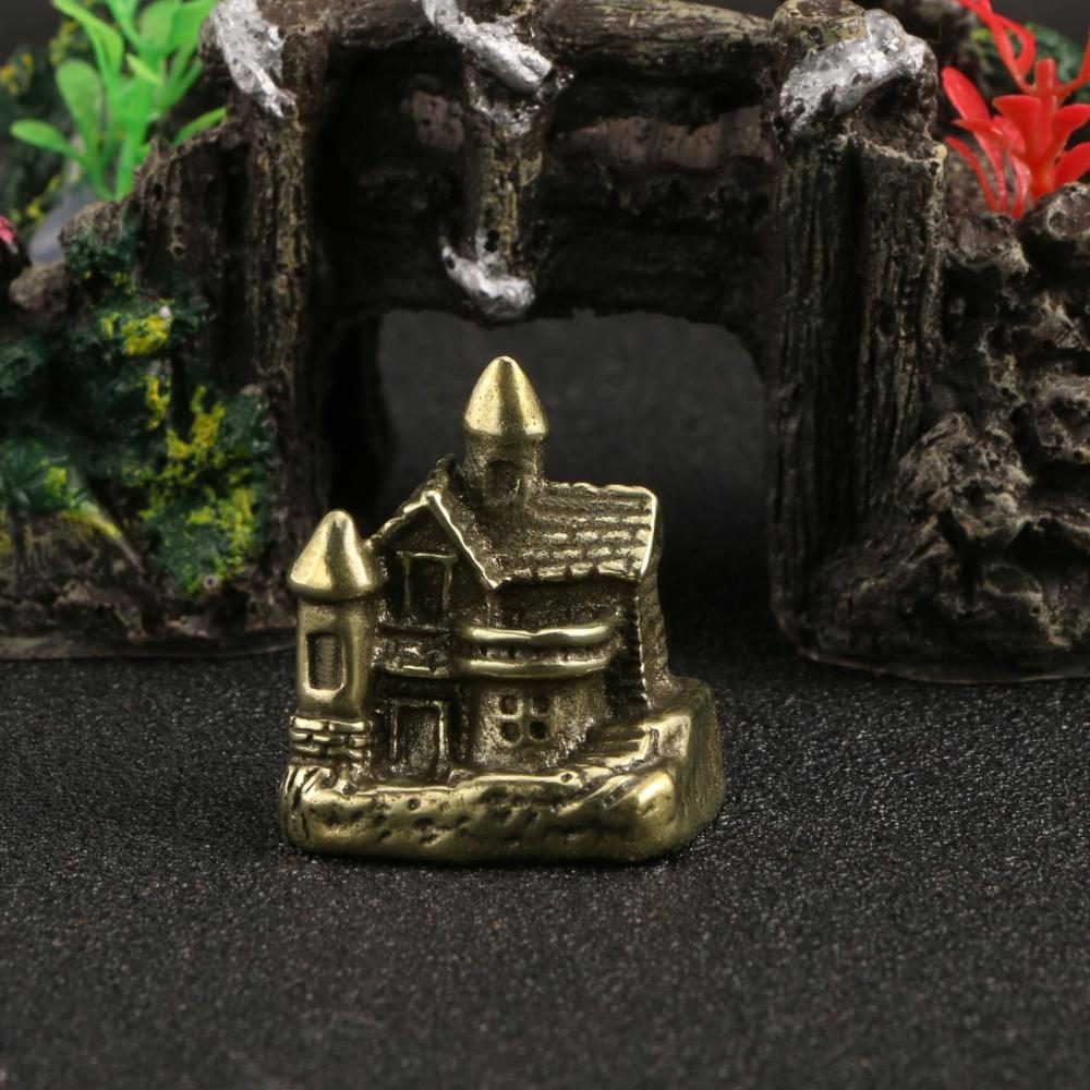 Vintage Fairy Figurines Collectible - Винтажная миниатюрная фигурка замка из цельной