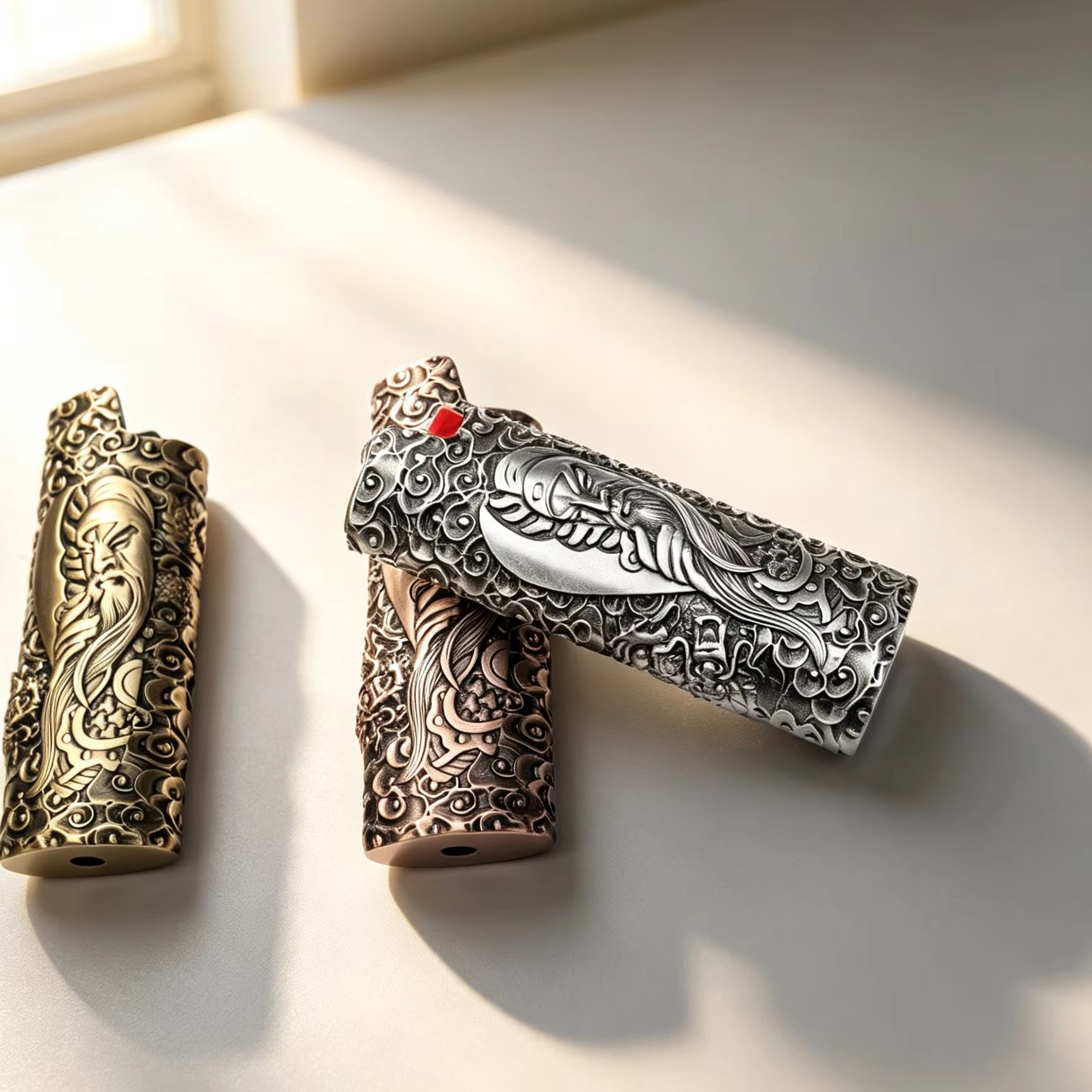 Vintage Collectibles - Чехол для зажигалки из цинкового сплава