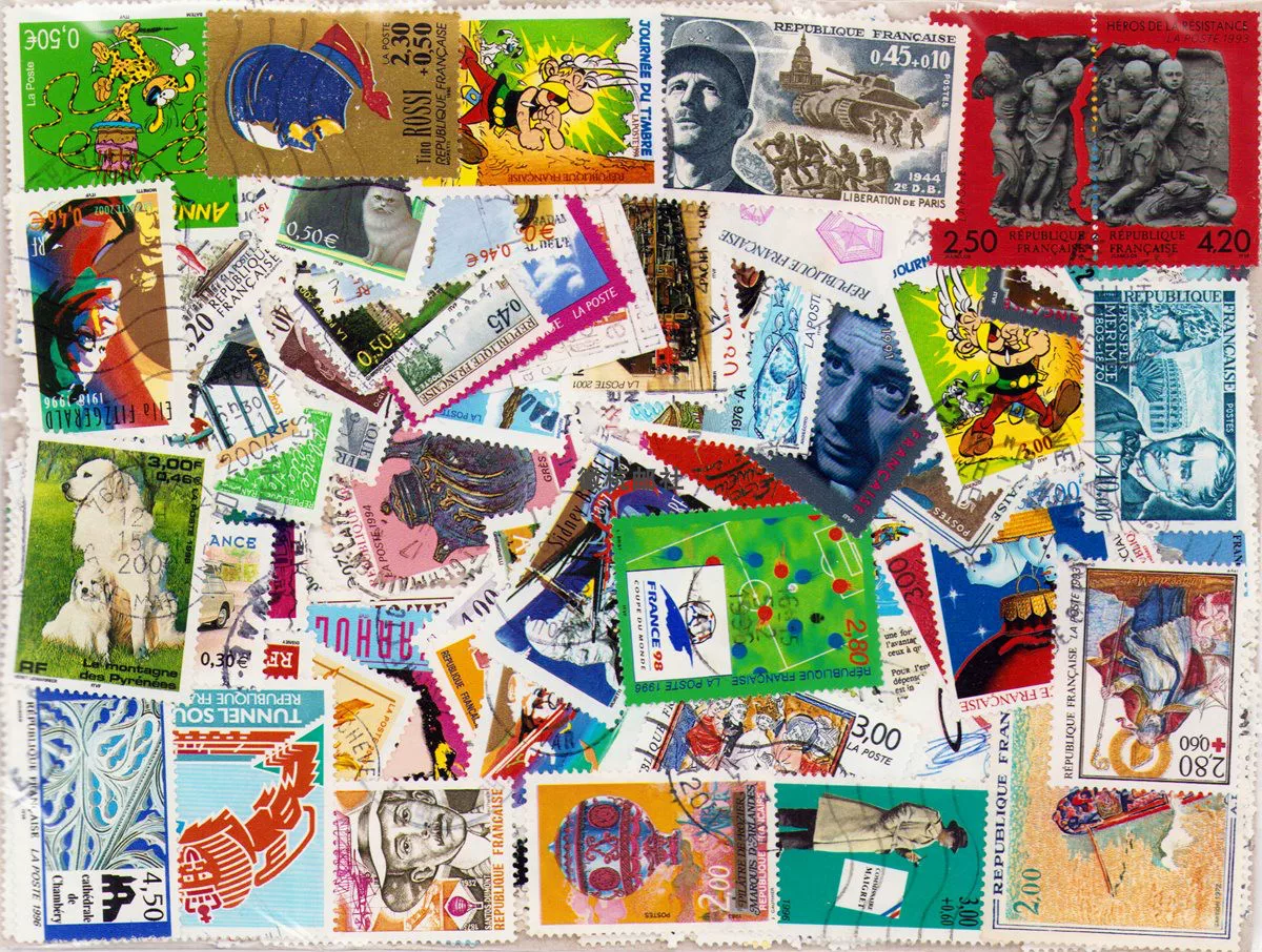 Винтажные французские почтовые – обзор и цена Collectible Vintage Postage Stamps