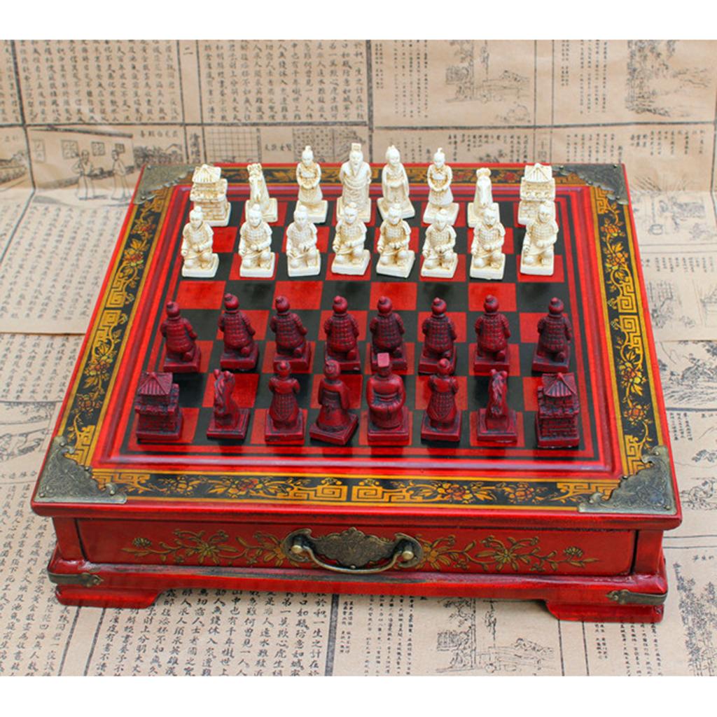 Набор китайских шахмат с фигур – обзор и цена Vintage Collectible Board Games