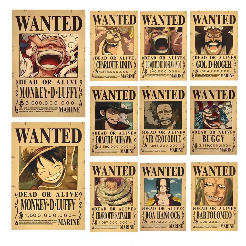 Аниме-постеры «One Piece»: пла – обзор и цена Vintage Collectibles Toys